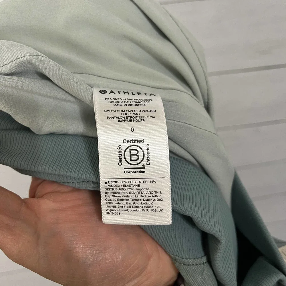 Athleta Nolita slim tapered printed crop pants - Picture 7 of 7